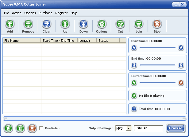 Super WMA Cutter Joiner Screenshot